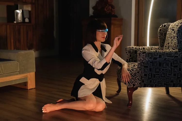 天心飾演的「高明明」愛子心切，無情的背後其實充滿人性。金禾創意提供