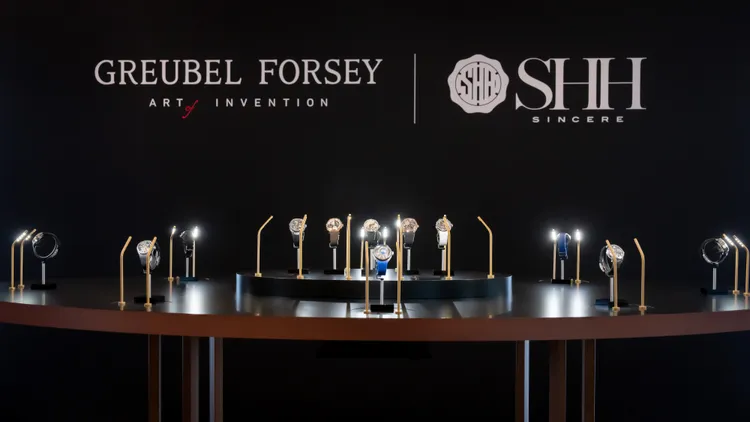 Greubel Forsey攜手SHH台北101鐘錶概念店帶來了頂級複雜腕錶鉅作展。品牌提供
