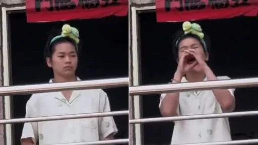 全紅嬋眼神死!老家被包圍無人機狂攝 「回去吧」吼不出人潮消失術