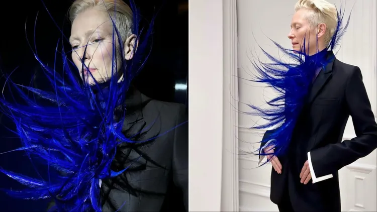 Tilda Swinton也曾穿著Haider Ackermann設計的服裝。翻攝Haider Ackermann IG