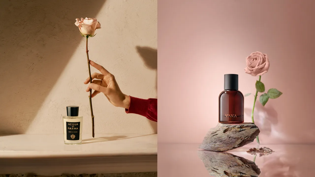 來自義大利的帕爾瑪之水（左圖）與瑞典香氛品牌VANA（右圖）都帶來迷人的玫瑰香新作。品牌提供