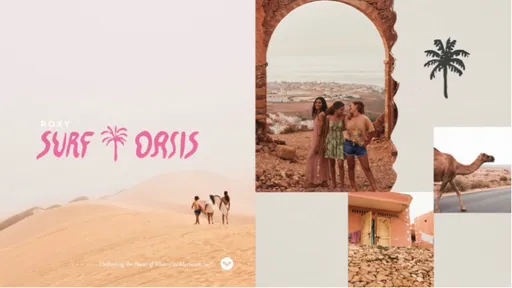 ROXY秋冬系列全新上市　快與Surf Oasis展開一場迷幻摩洛哥的綠洲尋訪之旅