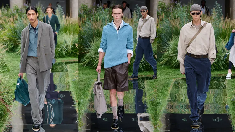 BOSS春夏系列不再強調俐落廓形。品牌提供