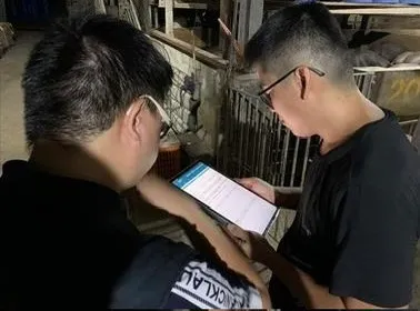 環保局人員稽查。環保局提供