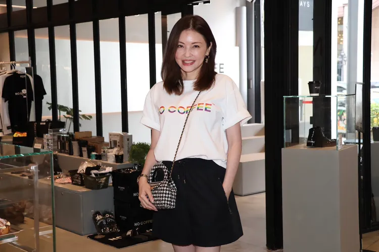 何如芸分享過去在景美女中就讀的少女時代故事。莊宗達攝