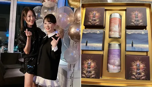 郁方開箱賈永婕送的中秋禮盒!滿滿101煙火「想做成標本」