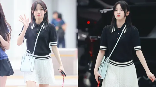 宋雨琦俏麗搭機飛紐約看秀　套白色網球裙示範減齡學院風穿搭