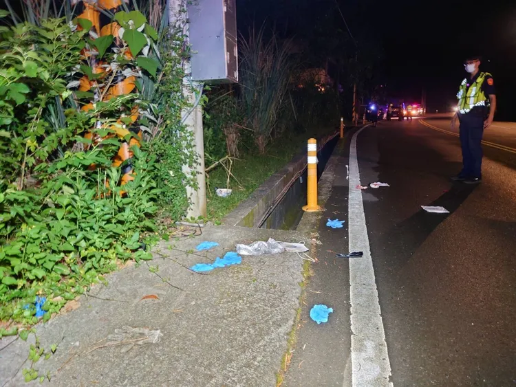 事故發生在苗栗縣三義鄉勝興村。民眾提供