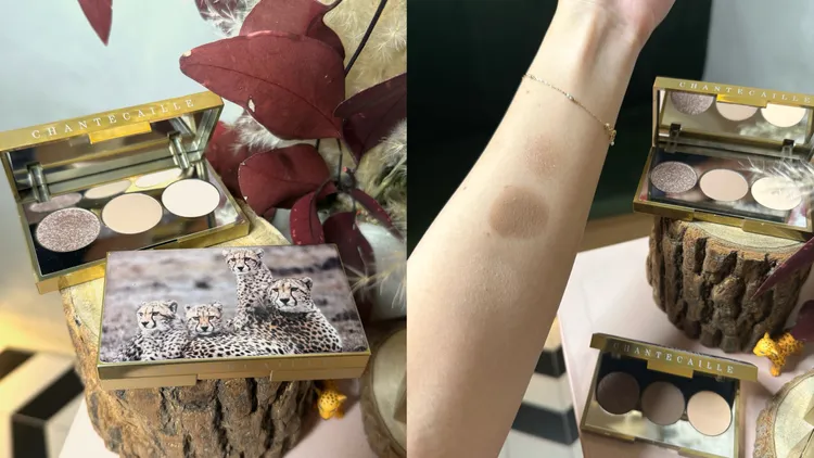 慈善獵豹三色眼彩盤，2900元。張家玲攝