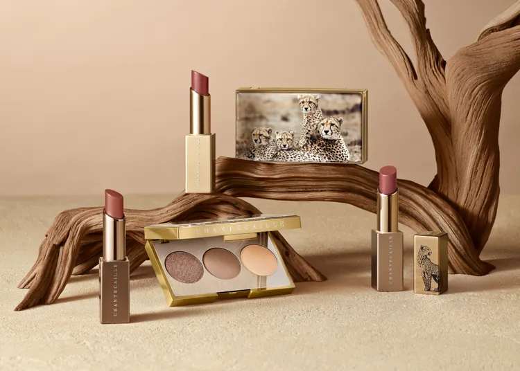 香緹卡秋季慈善獵豹彩妝。品牌提供
