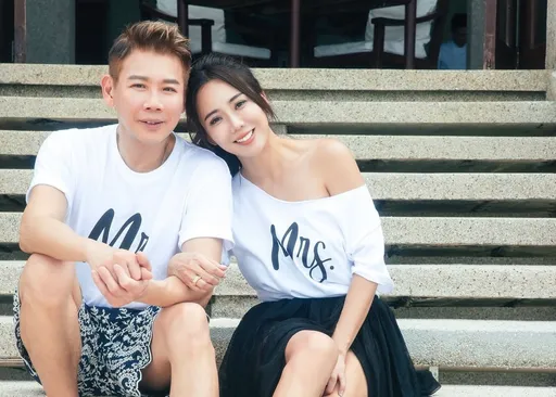 陶喆辣妻生過小孩還美成這樣  浪漫海島歡慶「錫婚」