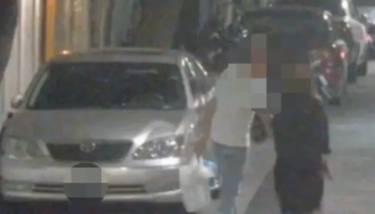 李男、阮女相約到租屋處喝酒，沒想到口角後阮女失足墜樓，李男逃離現場，警方循線逮人。民眾提供