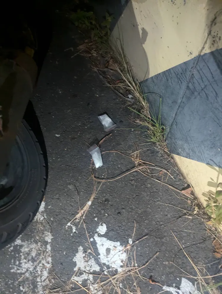 蕭男丟棄K他命仍被查獲。警方提供