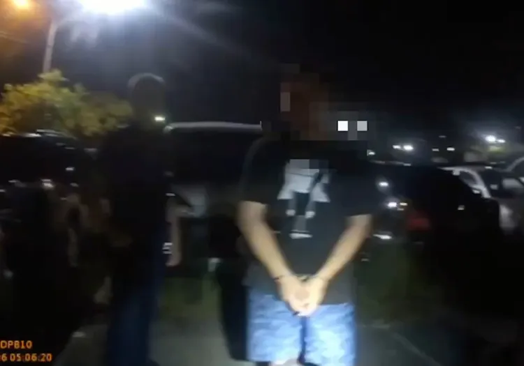 警方埋伏逮到蕭男。警方提供