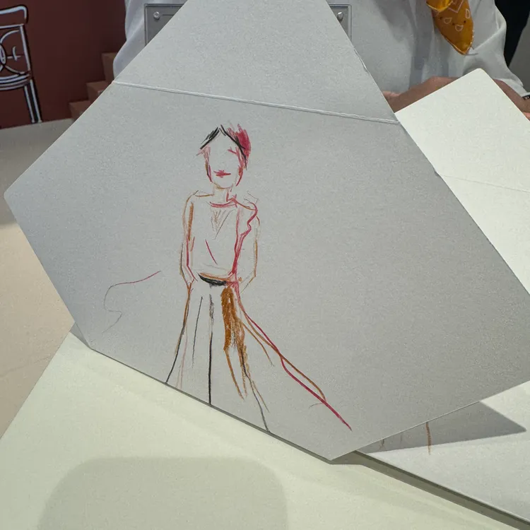 快閃店內的Barénia動態肖像畫。張家玲攝