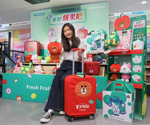 屈臣氏LINE FRIENDS 「新鮮繽果吧」集點活動開跑 兩波商品齊亮相