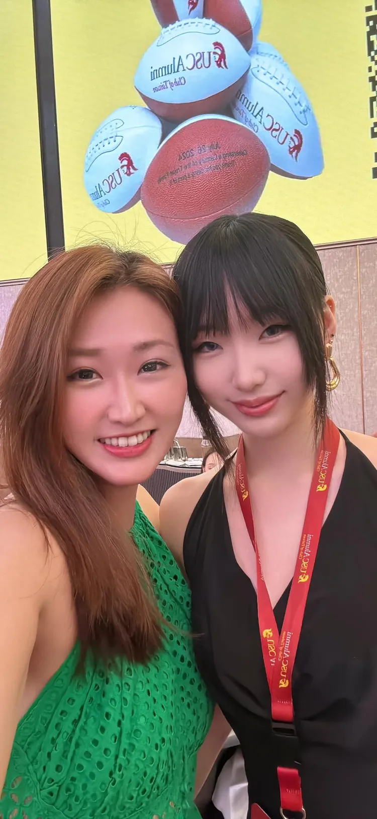 前主播陳玠妤與Elly合照。翻攝陳玠妤臉書