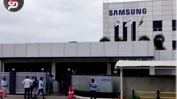 此次罷工恐影響到在印度銷售季前的產能。翻攝自X@CharliB97783485