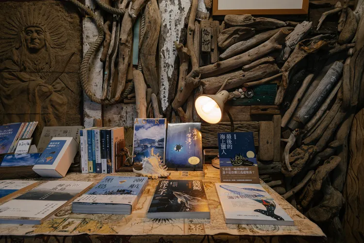 海邊的格瓦拉-海霧主題書展。文化局提供