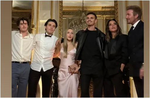 貝嫂巴黎時裝周大秀 貝克漢率時尚一家人全員捧場