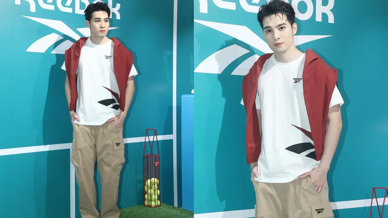 黃偉晉現身Reebok新品發佈會。攝影中心攝