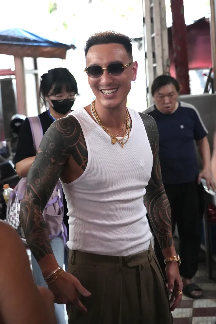 王陽明心情好。彭欣偉攝