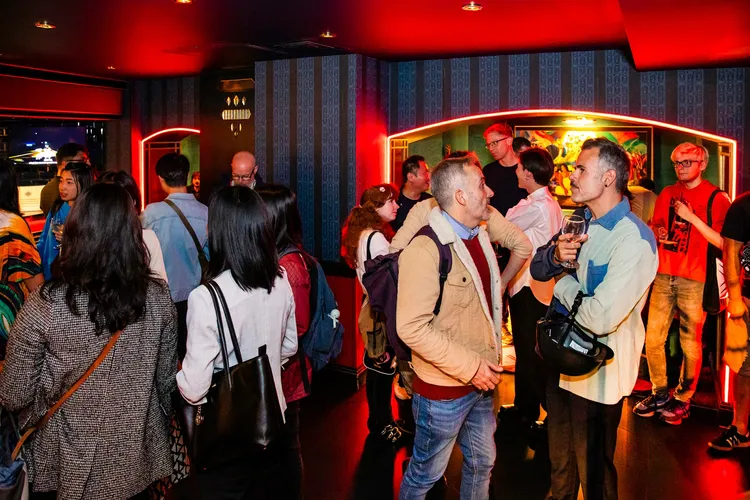 《日子》映前酒會吸引影迷齊聚交流。文化部提供