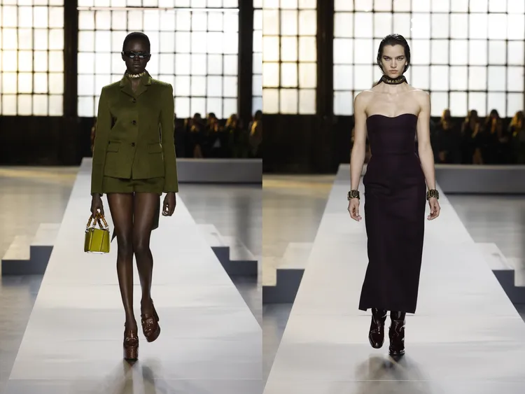 GUCCI 2024秋冬女裝重點look。品牌提供