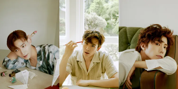 2PM睽違12年來台，這次演出由JUN.K（左起）、尼坤、張祐榮擔任代表。SHOW Office提供