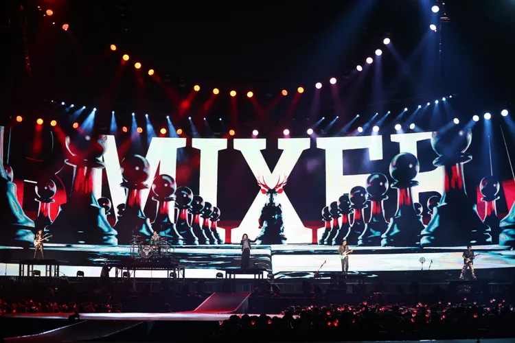 金曲樂團「麋先生」演唱會攻蛋秒殺。娛樂中心攝