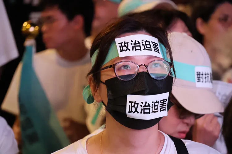 民眾黨9月8日晚間舉行集結晚會。莊宗達攝