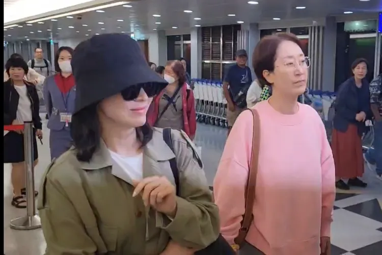 宋慧喬此行相當低調。讀者提供