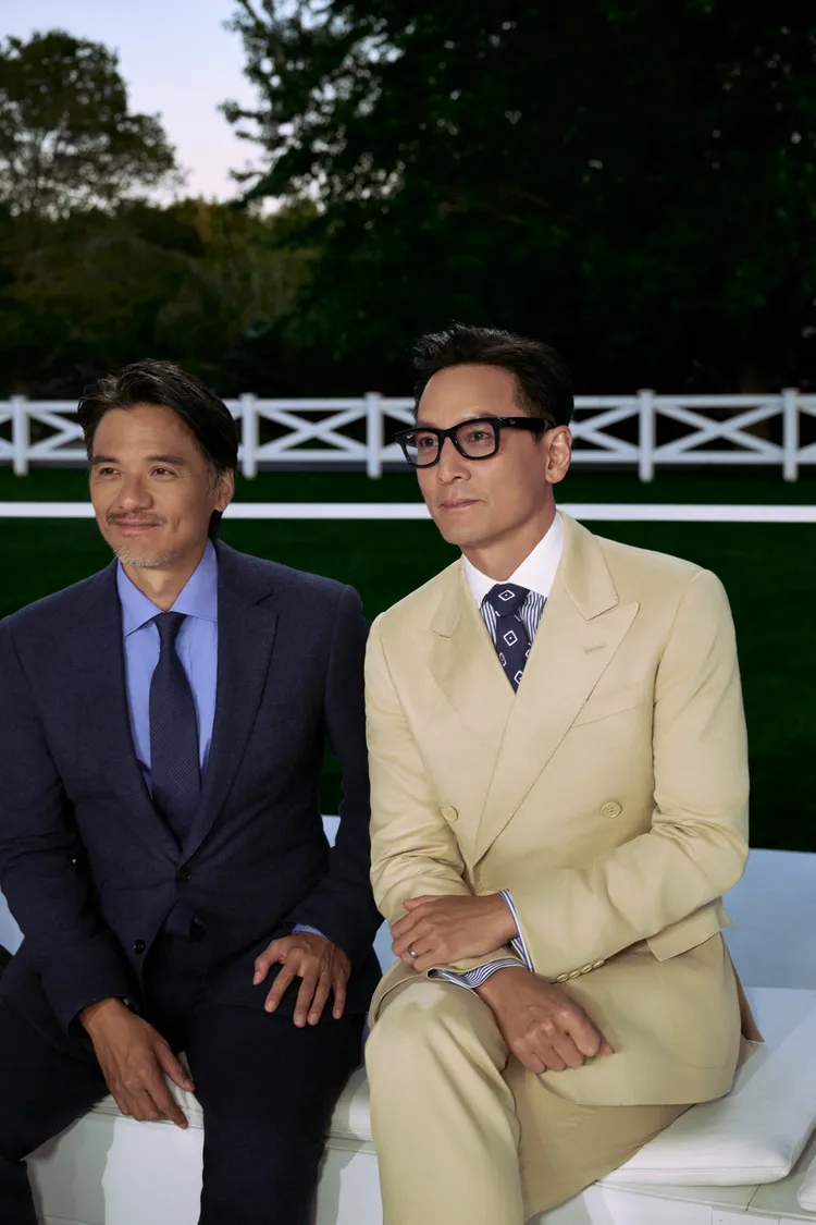 馮德倫（左）、吳彥祖（右）現身RALPH LAUREN春夏大秀。品牌提供