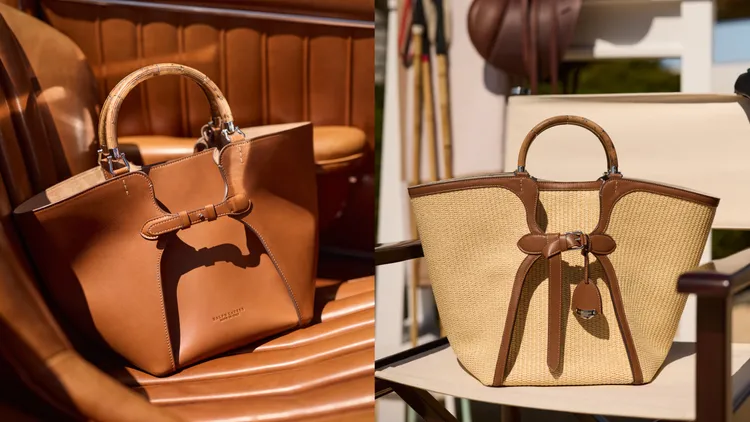 「The Ralph」系列高級包款模仿古董汽車的內飾打造而成。品牌提供