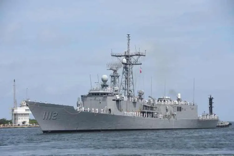 海軍銘傳號巡防艦。取自中華民國海軍臉書