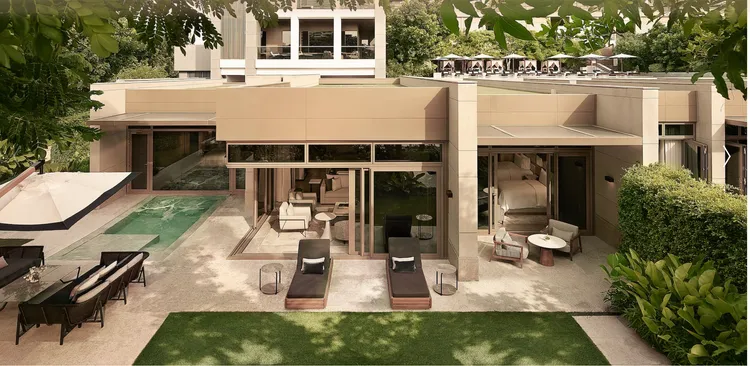 曼谷嘉佩樂酒店的總統別墅套房房型。翻攝官網