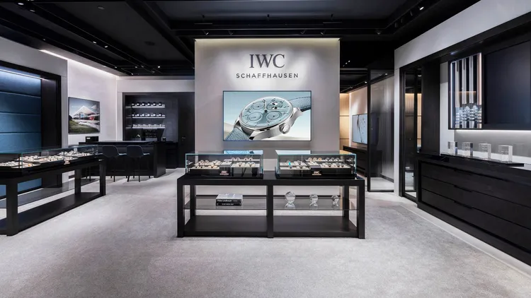 IWC台北101專賣店內部店裝。品牌提供