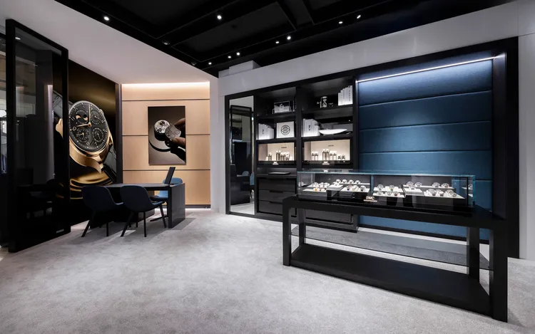 IWC台北101專賣店內部店裝。品牌提供