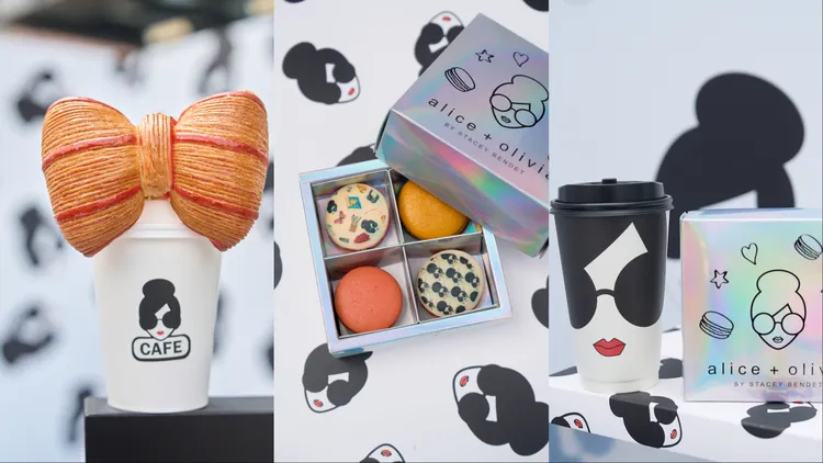 alice + olivia cafe帶來聯名美食。品牌提供