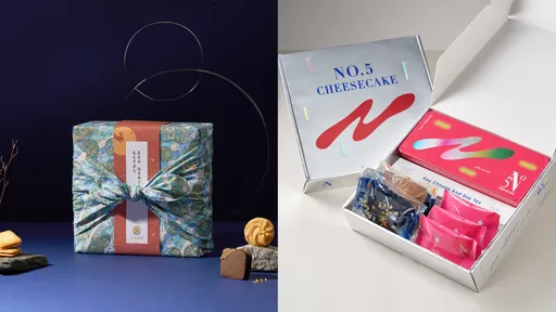 2024中秋節禮盒「七見櫻堂」絕美日式甜點藝術　「No.5 CheeseCake 5號起司蛋糕」時尚銀箔包裝