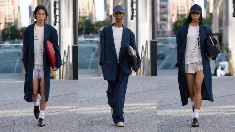 美式都會代表性款式的海軍藍元素運用輪廓、比例的翻玩帶來大膽風格。品牌提供