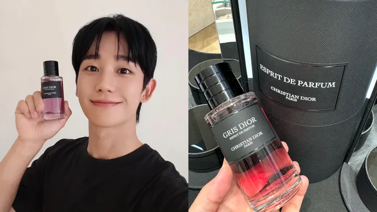 蒙田大道淬鍊香精，擁有西普勒絲柑苔調，也是丁海寅最喜歡的香氣。左圖翻攝丁海寅IG、右圖張家玲攝