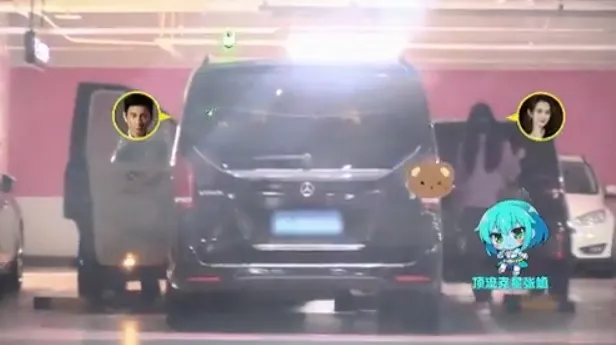 吳奇隆是老公兼司機，每次被拍到都在載送劉詩詩及兒子。翻攝頂流克星張姐微博