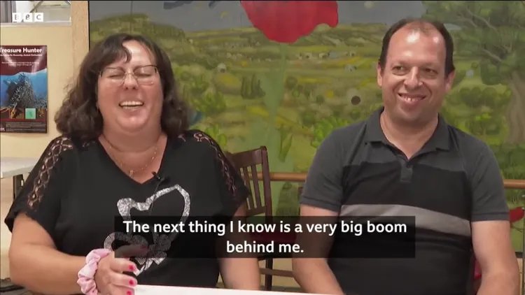 男童的爸媽回憶事件。BBC