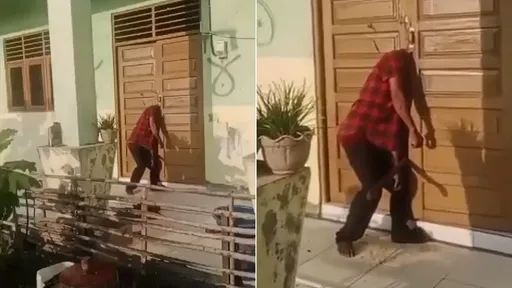 頭過身沒過！竊賊鑽門「脖子卡死」　站在現場直到氣絕斃命