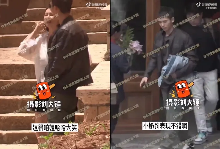 張雨綺2022年5月被劉大錘拍到和于適出遊，當時于適還默默無名。翻攝電視劇透社微博