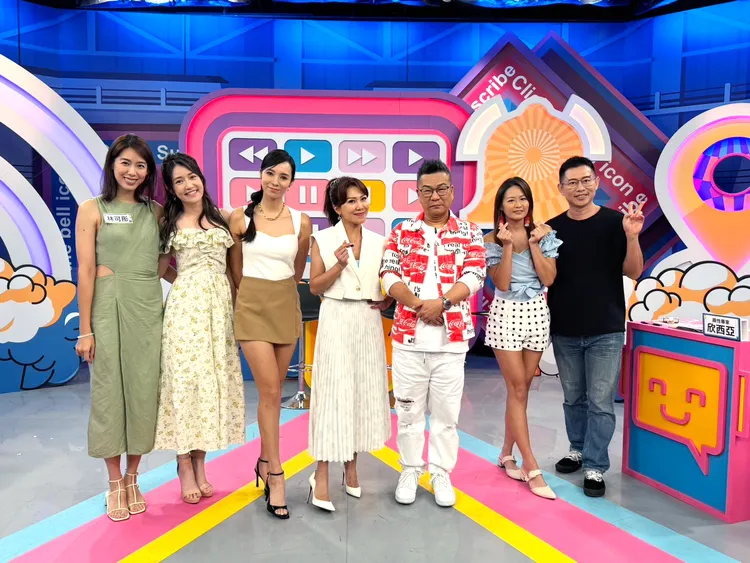 左起林可彤、郭亞棠、康茵茵上《甄心分享小琳鐺》 ，討論戀愛話題。緯來提供