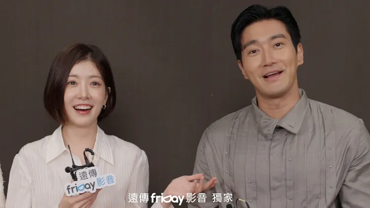 始源（右）猛誇最愛的鼎王，讓沒來過台灣的鄭仁仙聽了流口水，想來台品嘗。friDay影音提供