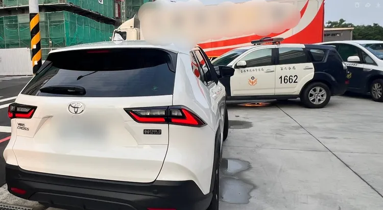 後來林男偷了部豐田休旅車，以車為家四處加免錢油，終於在台南落網。民眾提供