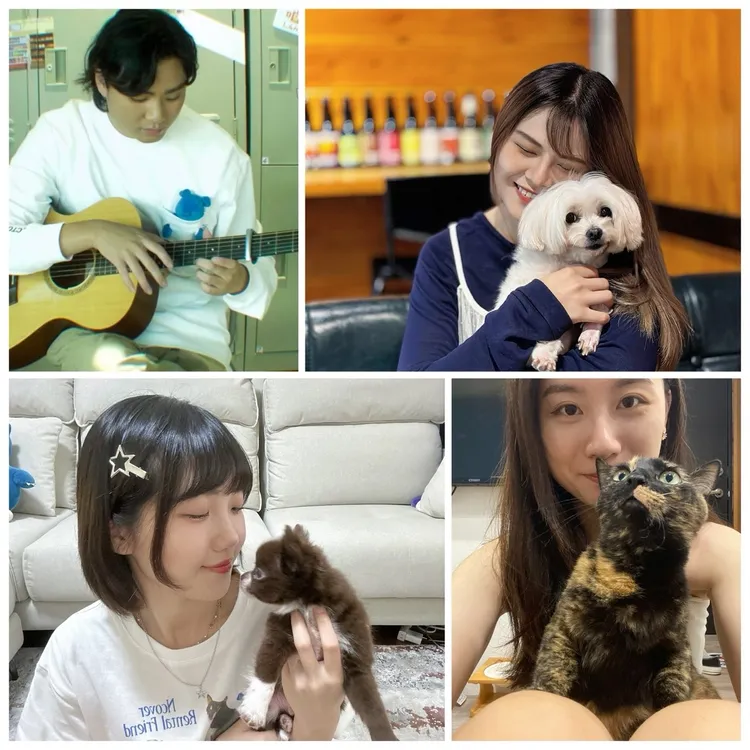 活動邀請4組創作樂團和音樂人，包括安小博(左上) 、藝人海柔(Hazel-左下)、Wens(右上)及存在音樂藝人羅棋纓(Gigi-右下)。動保處提供